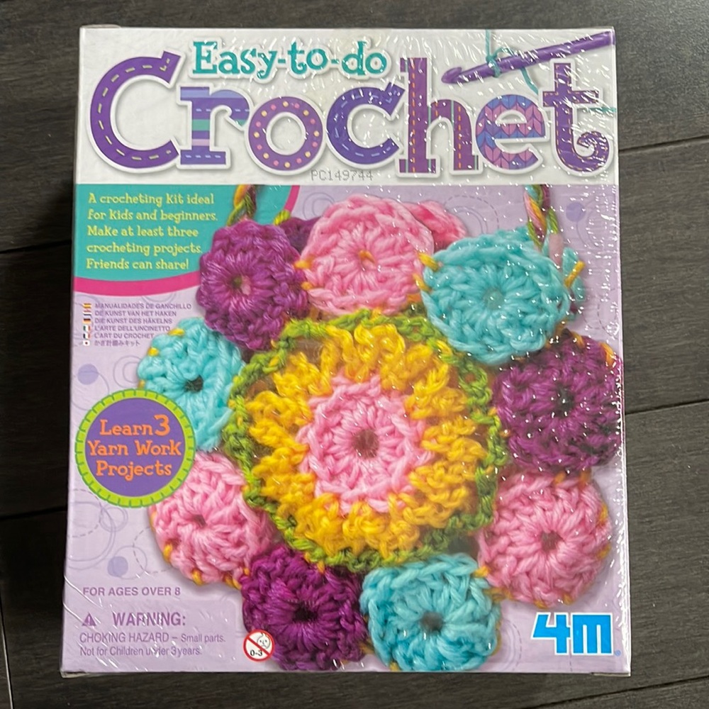 Easy to do crochet kit. BNIB